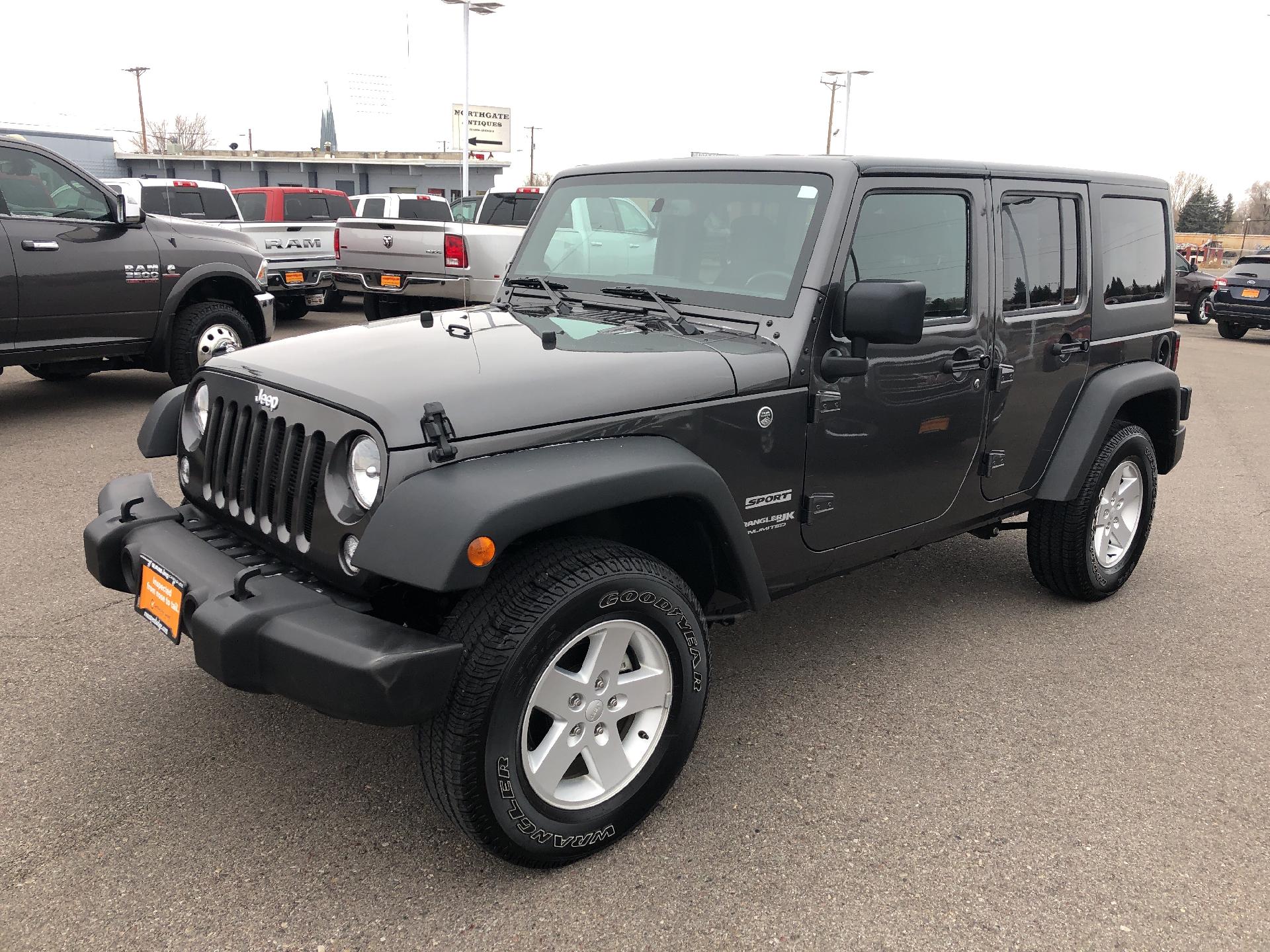 Certified Pre-Owned 2018 Jeep Wrangler JK Unlimited Sport S Sport ...